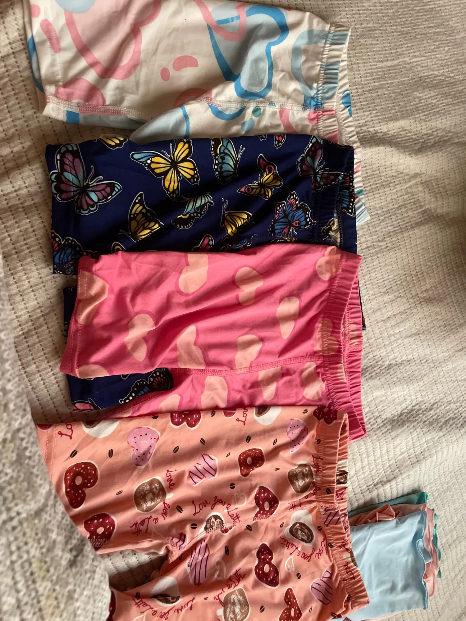 4/1 Pcs Girl Summer Thin Sweet Cute Short Leggings Comfortable And Versatile Elastic Safety Shorts Fun Fashion Little Girl Home photo review