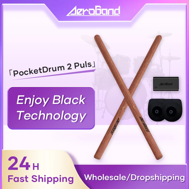 

AeroBand PocketDrum 2 Plus Air Drum Sticks Electronic Drumstick With Light Portable Tutorial Game For Kid Somatosensory Drum Set