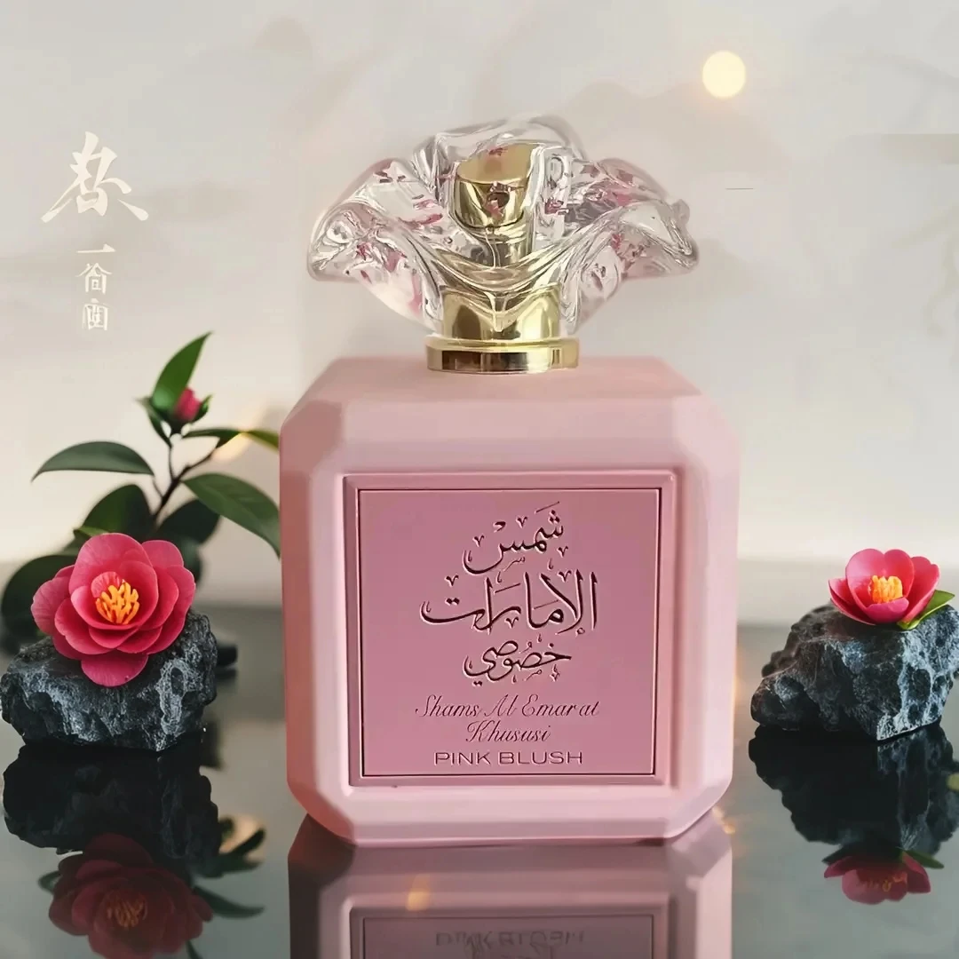 شامز أل إيمرات خوسي بينك بلش عطر بخاخ 3.4 أونصة (100 مل) - رائحة الزهور والمسك، عبوة أنيقة باللون الوردي والذهبي، طبيعي S #2