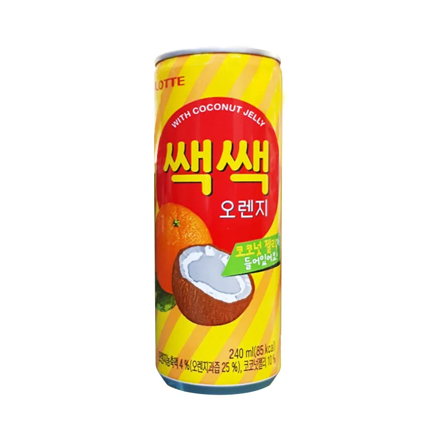 Lotte Chilsung Wheeze Orange 240ml x 30 PCs/nectar drink