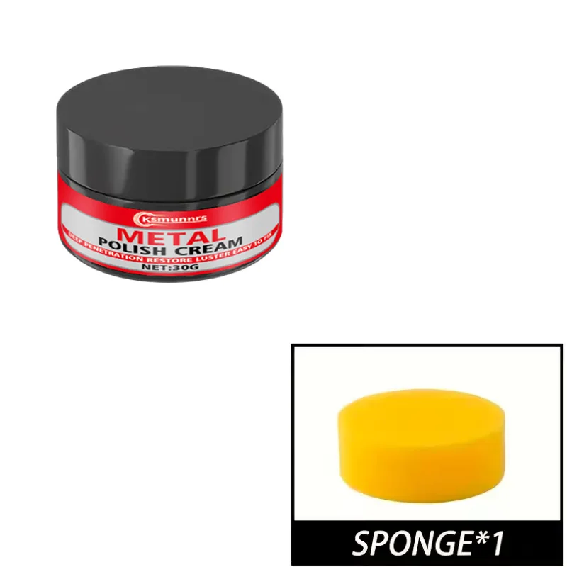 다용도 구연산 크림: 금속 광택제, 오래 지속되는 자동차/주방/욕실 광택