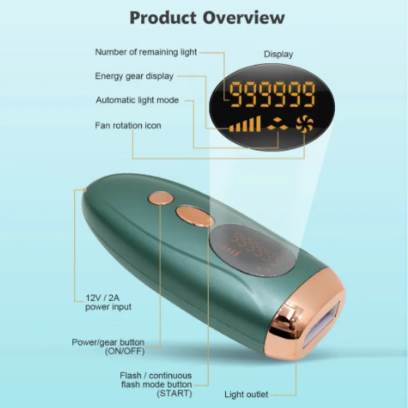 

Laser hair removal device IPL hair removal device Beauty salon skin rejuvenation device for women Home portable hair removal