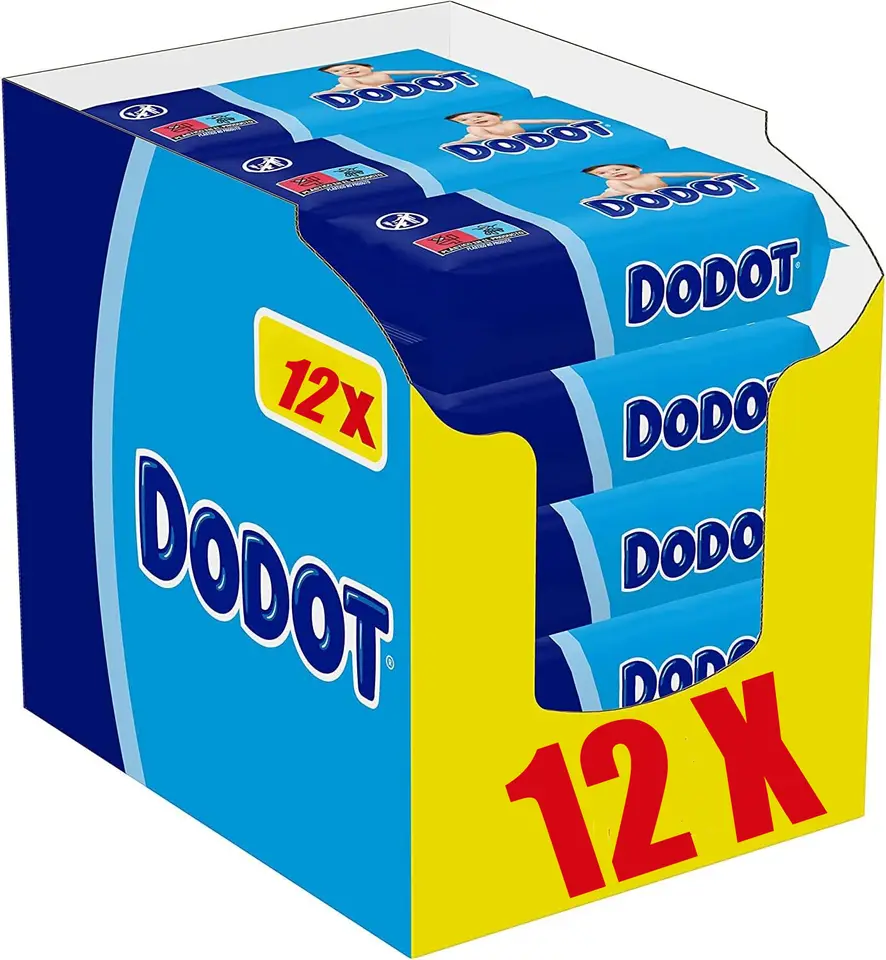 DODOT TOALLITAS PARA BEBÉ 624 UNIDADES