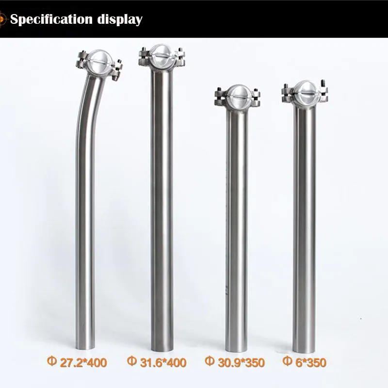 

Titanium Bicycle Straight Seat Tube, Seatpost, Bike Frame, Electric Bike, 31.6, 27.2, 34.9mm