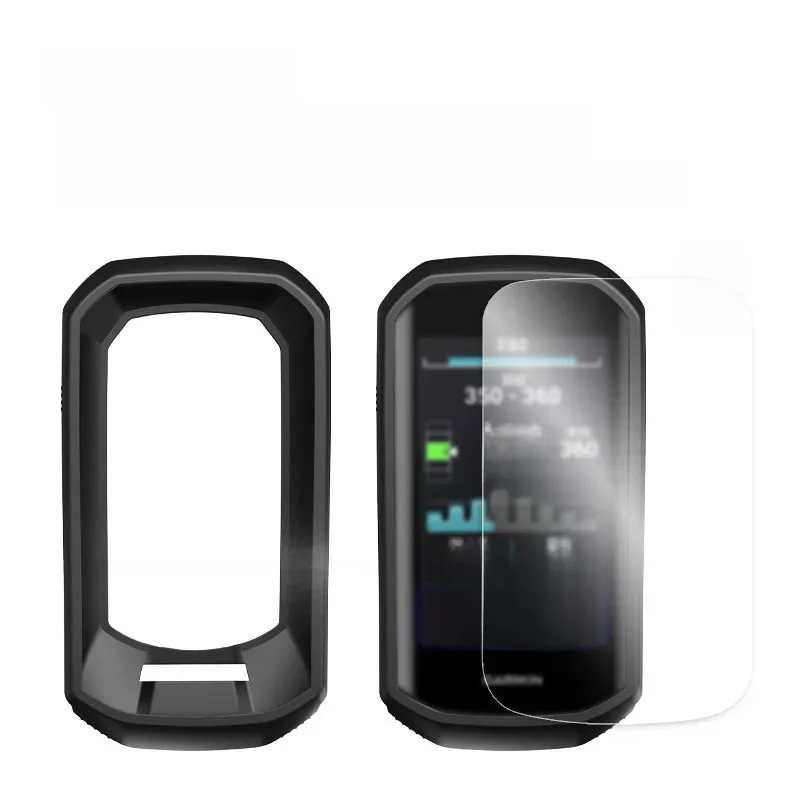 AliExpress For Garmin 1050 Bike Computer Silicone Protector Cover Soft Edge Protective Case Screen Protector Film Cycling Accessories