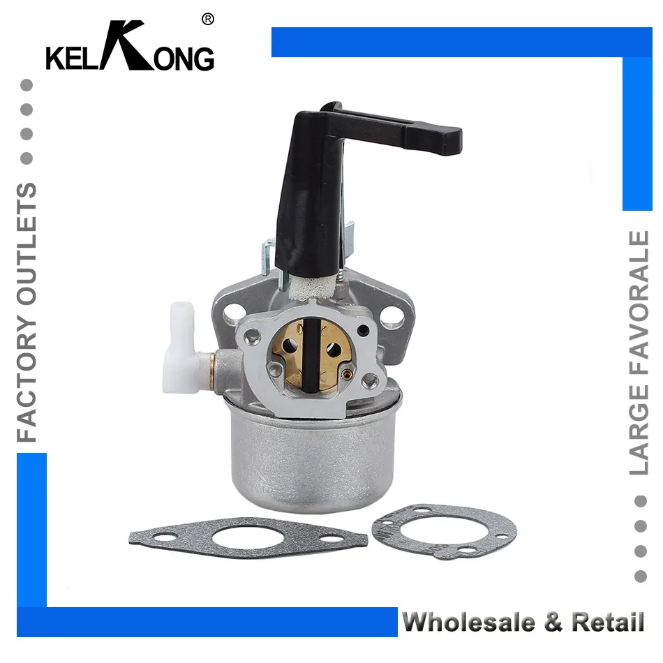 KELKONG 696065 697422 Carburetor With Mounting Gaskets For Briggs & Stratton 110402 110412 Horizontal Carb 110412-0211-E1 Engine