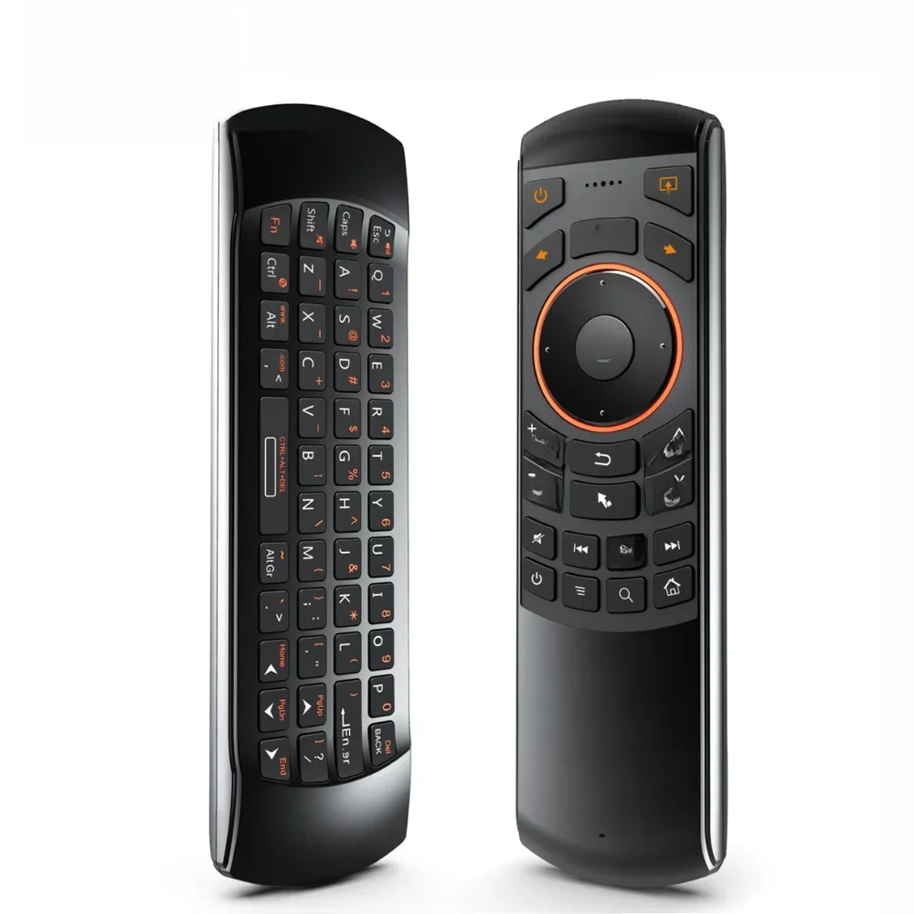 Rii i25 2.4G Mini bezprzewodowa mysz powietrzna z pilotem na podczerwień PC Teclado na Tablet inteligentna TV, pudełko z systemem Android — zdjęcie 2
