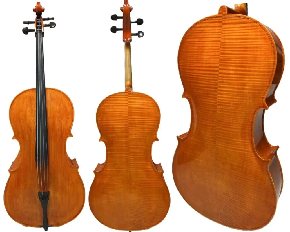 Strad style SONG Brand Master Cello 4/4, Stradivarius Modell, słodki ton # 15030 — zdjęcie 2