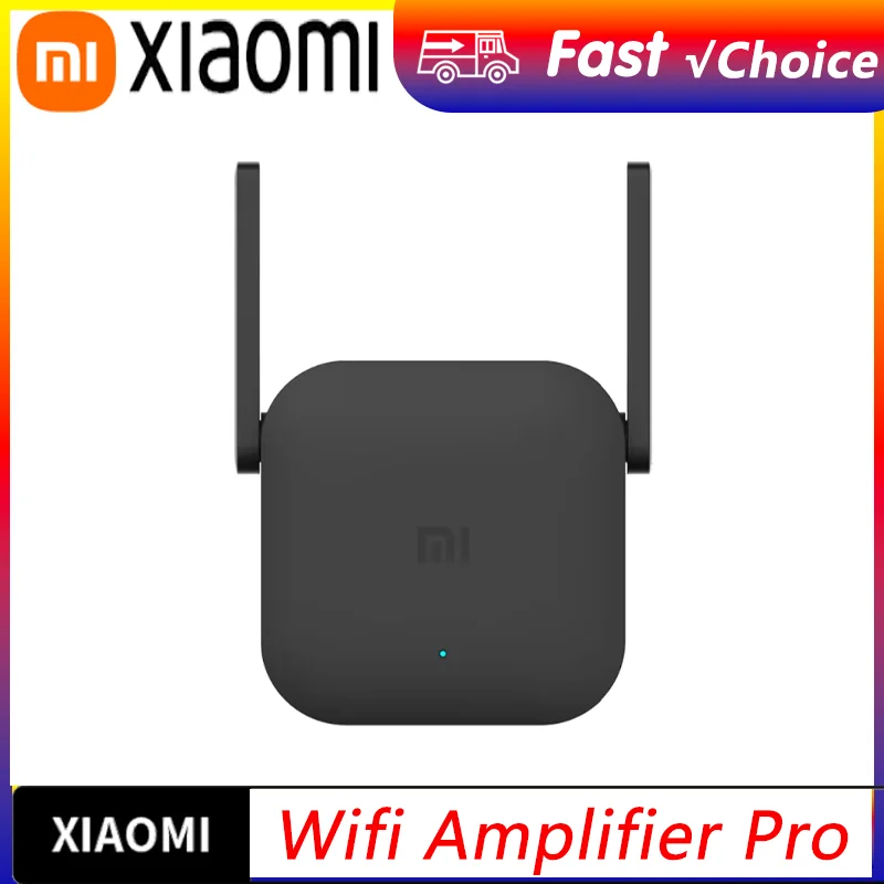 Amplificador de Señal Wifi Original Xiaomi Pro 300M 2.4G, Repetidor, Extensor de Rango, Router Inalámbrico Mi -CN
