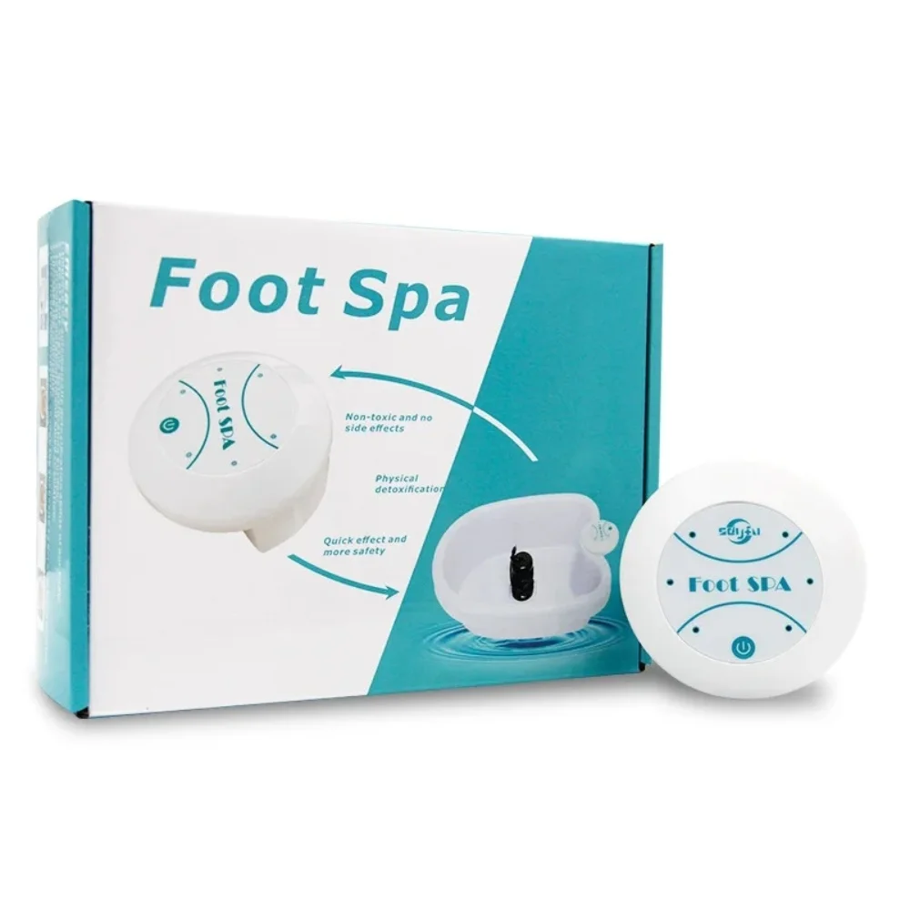 Foot Detox Ionic Spa Machine Ionic Electric Detoxifier Mini Foot Bath Big Basin For Home Use Massage To Relax Foot Massage Tools