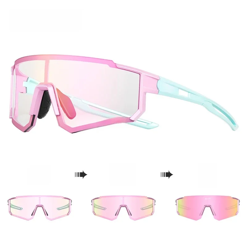 AliExpress SCVCN Cycling Glasses Photochromic Outdoor Sports MTB Mountain Bike Eyewear Road Bicycle Night riding Driving golf Accessories