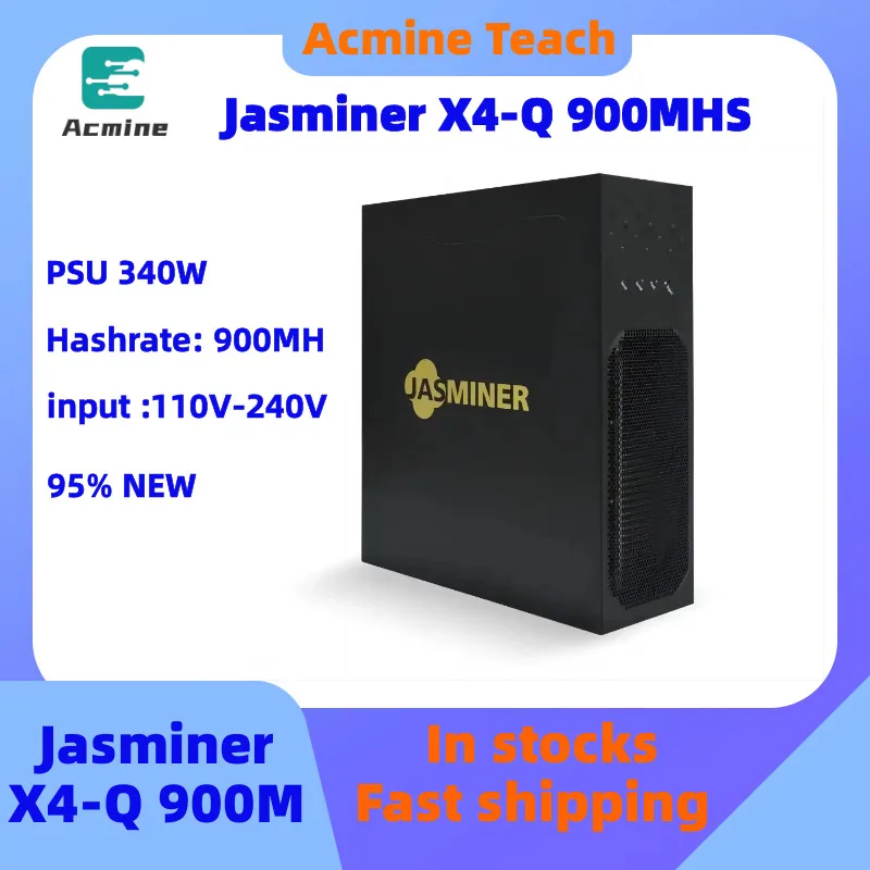 TOP SALES  new Jasminer X4-Q 900M 340W etc ethw zil octa ethf miner