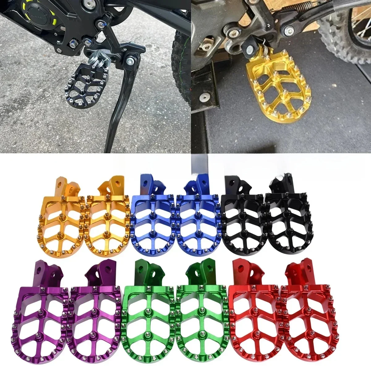 Für SurRon Sur-Ron Light Bee X /S CNC Aluminium Fußrasten Rest Fußrasten Elektrische Motorrad Für Talaria Moto Acessorios