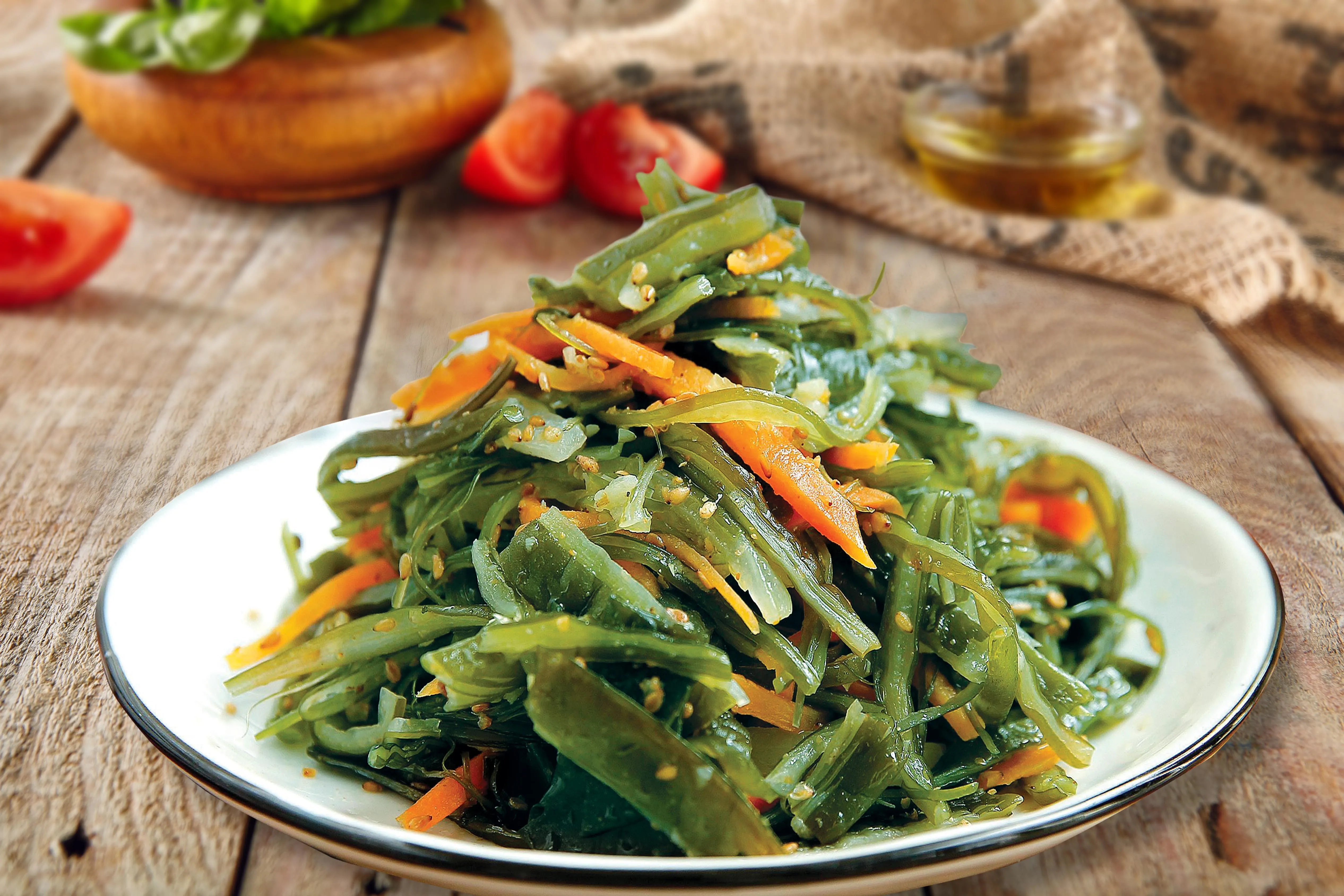 ساق ورد مبطنة بالأعشاب البحرية ، سجن هيونج ، رحلة إلى الطاولة ، شمع ، 5 عبوات #2