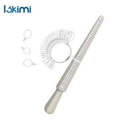 Professional Ring Sizer Measuring Gauge Mandrel Stick Finger Tool Set For US Size Standard DIY Jewelry Design Making Tools