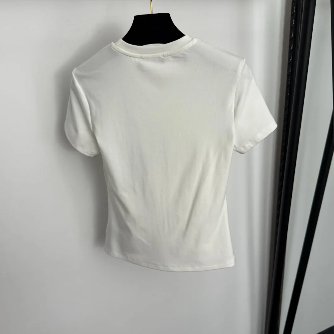 

26 early spring new round neck slim fit short sleeved T-shirt trendy casual topplus size clearance sale tshirts