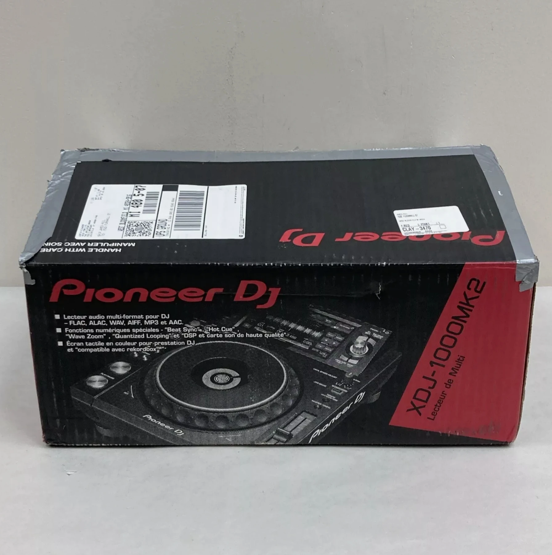 مشغل متعدد الأداء الرقمي غير المستخدم حديثًا DJ XDJ 1000MK2 في الصندوق