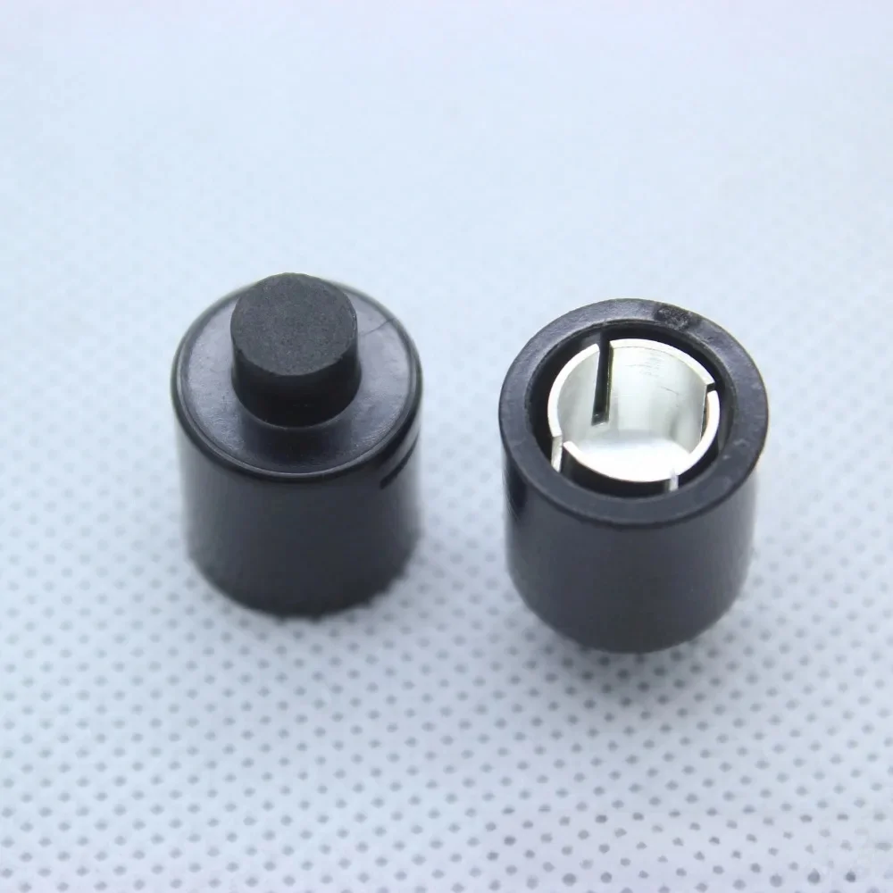 Mini Bakelit Vakuumröhre Anodenkappen für WE310 807 10*12C Vintage Hifi Audio Röhrenverstärker DIY Schwarz 2 Stück