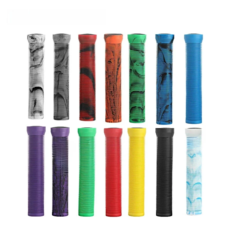 AliExpress riderace RIDERACE Bicycle Grips 165mm Lengthening Non-Slip Soft Rubber Bike Handlebar Cover For 22.2mm Scooter BMX Cycling Handle Bars
