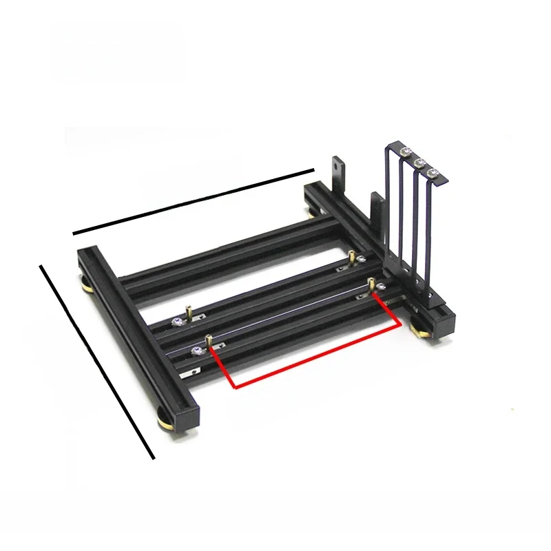 Uchwyt GPU + PSU DIY Zewnętrzny stojak na kartę graficzną z podstawą zasilającą do aluminiowego wspornika zasilacza ATX 4080 4090 — zdjęcie produktu 7