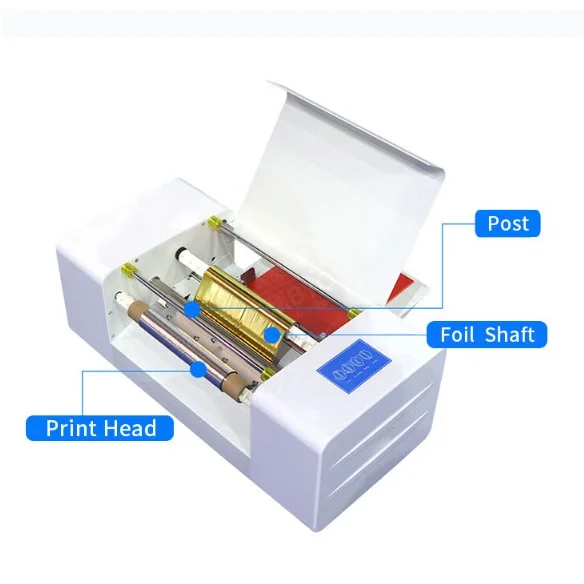 

Desktop Hot Foil Stamping Machine Amydor Foil Printer 360C Leather Pvc Sheet Foil Press Machine