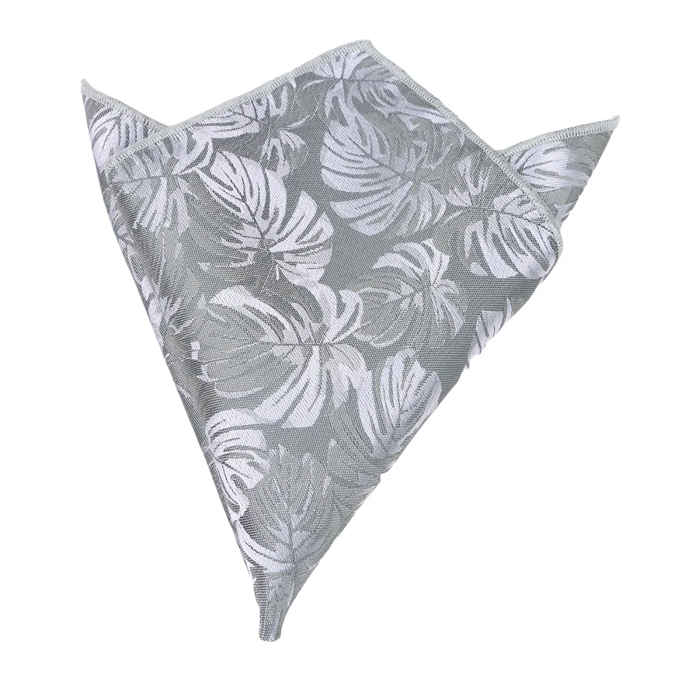 Fashion Colorful Mens Pocket Square 23CM Multicolor Floral Classic Wedding Handkerchief Business Jacquard Hanky