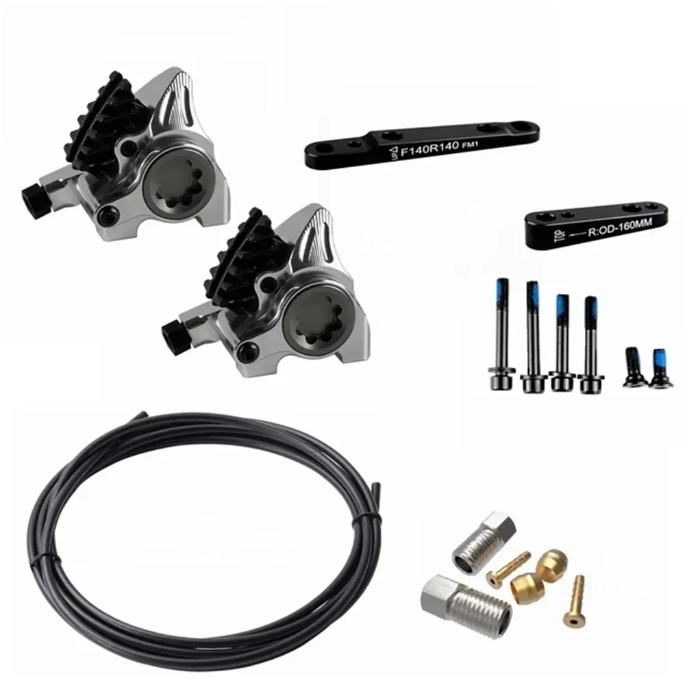 AliExpress yumaj ZR XG Flat Mount Caliper, Road Hydraulic Brake Caliper, ICE-TECH Pads, BMX Raceing Caliper, Full CNC Lightweight M1-XG-2KITS