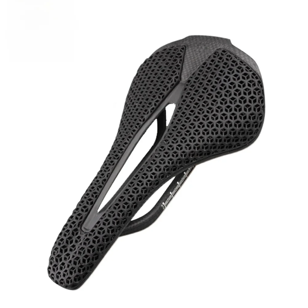 AliExpress wildside Wildside 3D Printed Bicycle Saddle MTB Road Ultra light Carbon Bow Plate Bike Seat Comfortable Racing Carbon Saddle 247*135mm