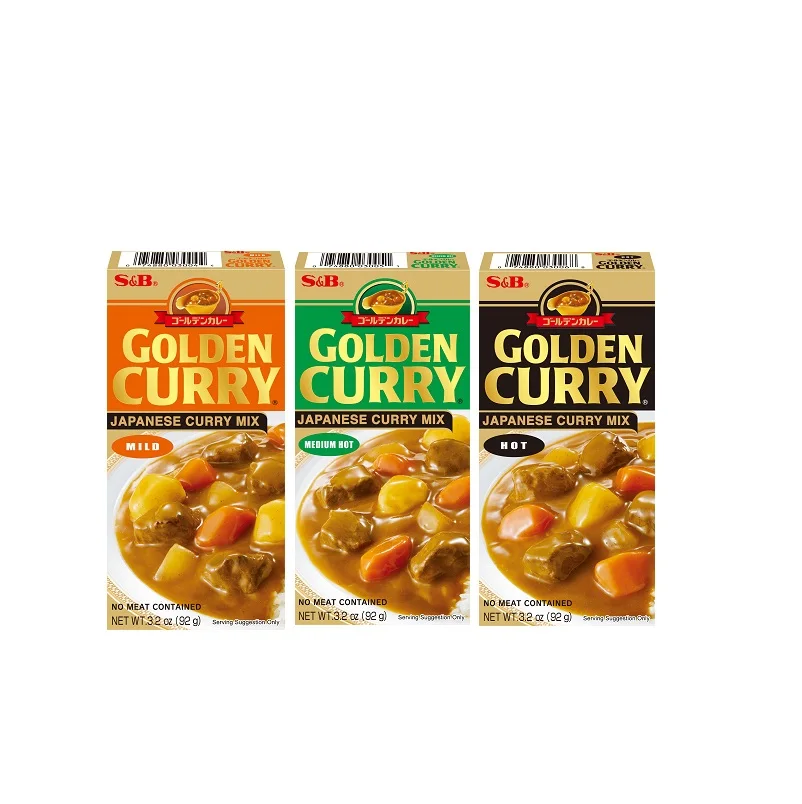 Curry s & b Japan 92g tablet Tablet 3 levels spicy