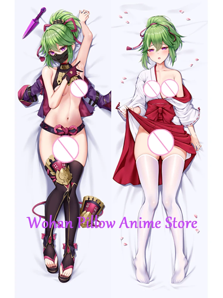 

Наволочка Dakimakura Аниме Kuki Shinobu, двусторонняя наволочка в натуральную величину, украшение на Хэллоуин и Рождество