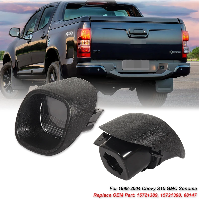 

2pcs License Plate Light Housings Assembly For Chevy Blazer S10, GMC Jimmy, & Oldsmobile Bravada , No Bulb/Socket