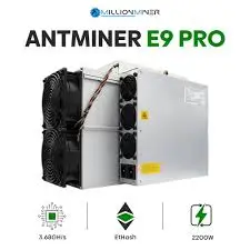 FA PROMO 제공 비트메인 앤트마이너 E9 프로 3680Mh/s 2200W ETC Asic 마이너 0.6J/M 빌트인 PSU