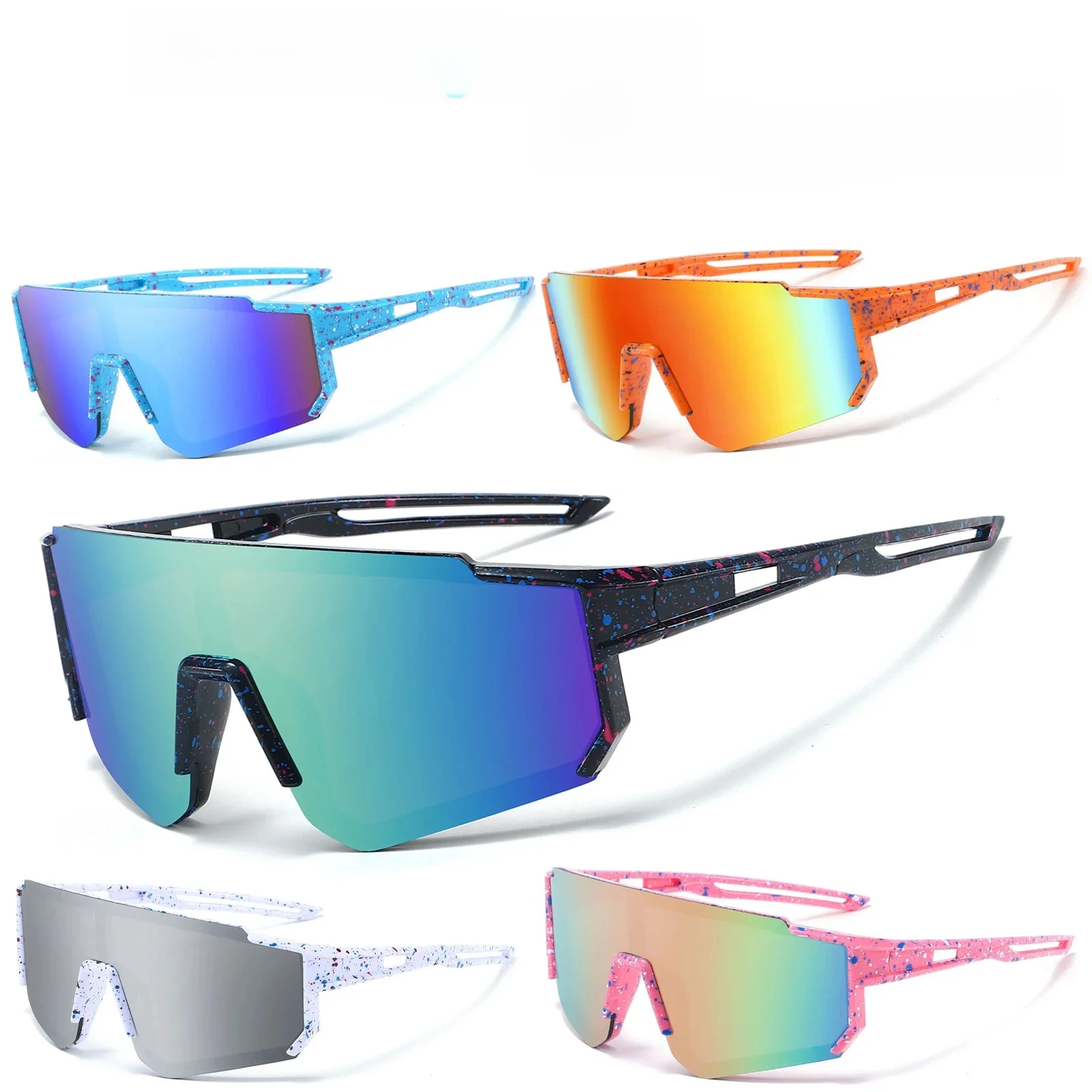 Lunettes de soleil de cyclisme pour enfants de 1 à 10 ans, sport de plein air, VTT, pour garçons et filles, UV400