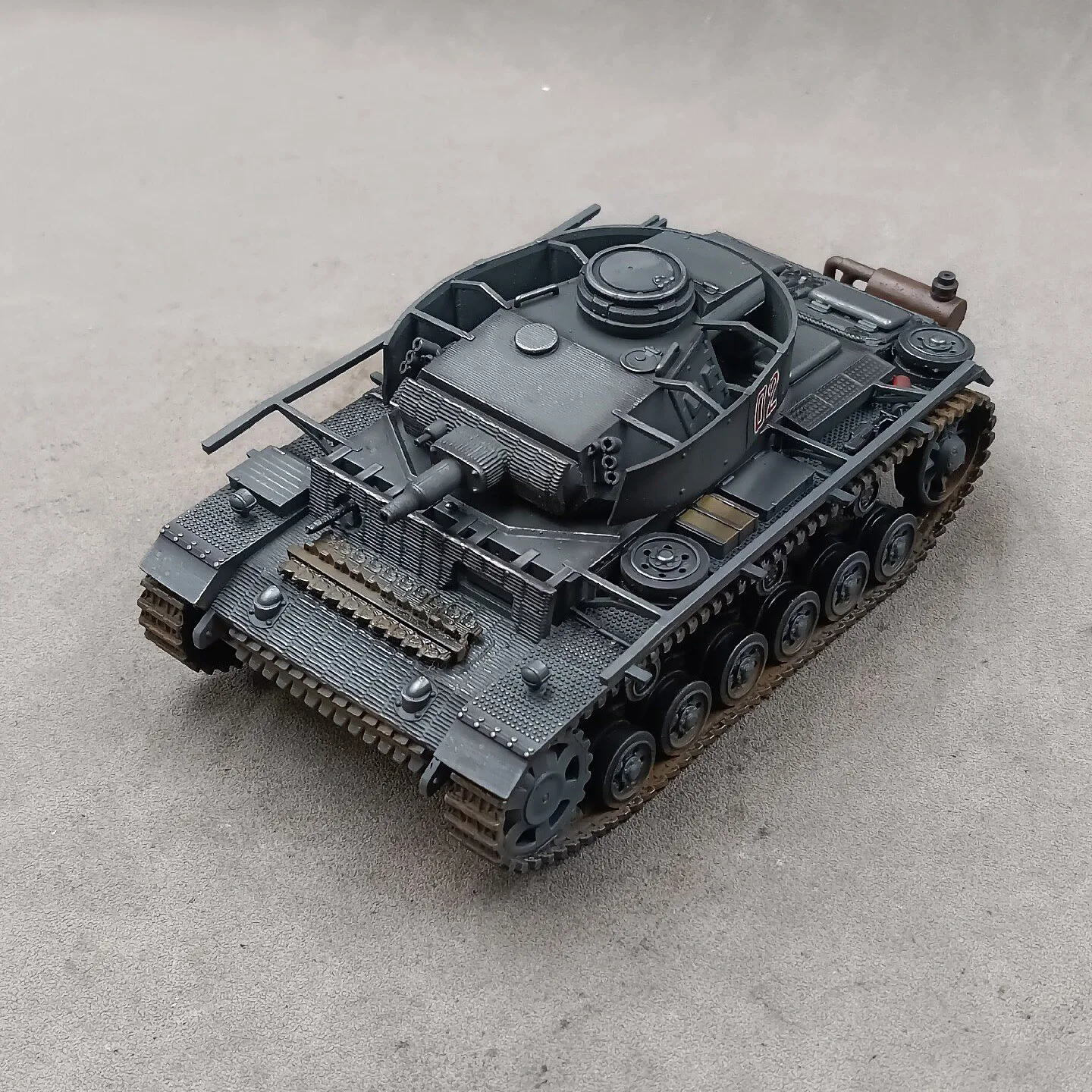 1/35 German Panzer III, SLA printing hand-colored finished model decorative ornament