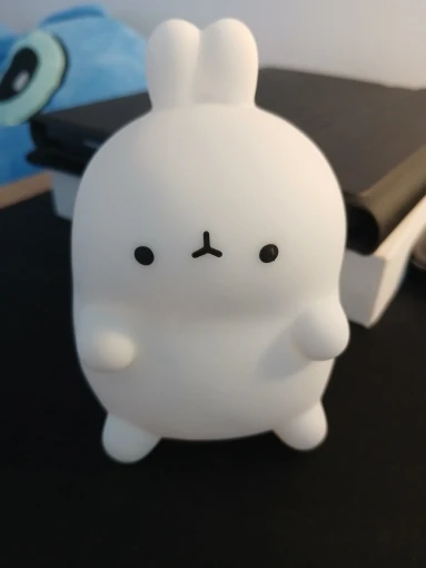Rabbit Night Light Bedhead Bedroom LED Small Table Light Non Plug In Floor Stand Creative Atmosphere Night Light Decoration photo review