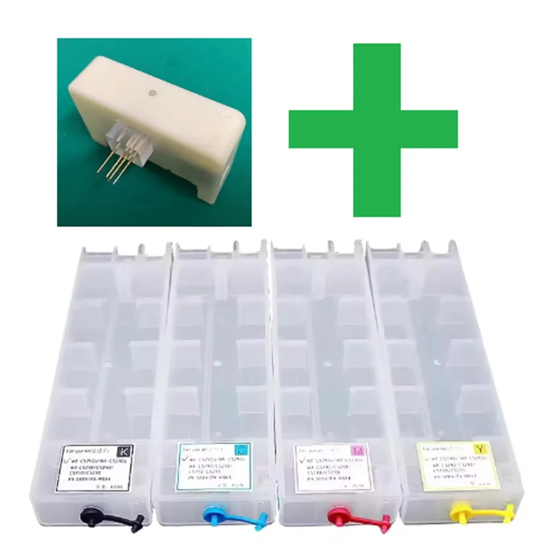 T11C T11D T11E T11G T11F T11H Ink Cartridge and Chip Resetter For Epson WorkForce Pro WF C5890 C5390 PX S887 M887F