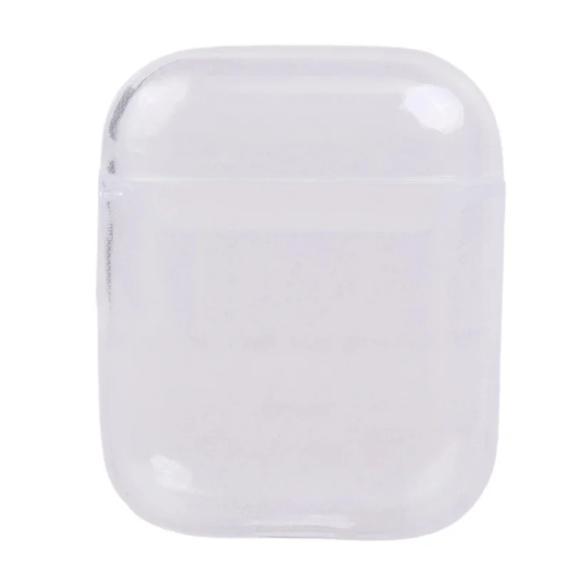Étui de protection pour écouteurs AirPods 1/2, housse transparente en TPU souple de qualité supérieure
