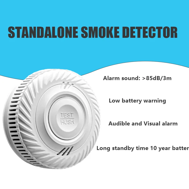 

4G 3C certified smoke alarm Home fire alarm Fire alarm remote alarm Independent kitchen sensing