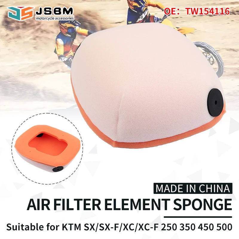 

JSBM Motobike Washable Air Filter For GasGas EC250 EC250F EC300 EC350F EX250F EX300 EX350F EX450F MC125 MC250F MC450F 2021 2022