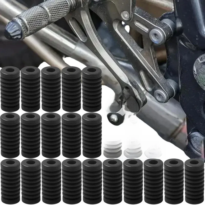 Manchon en caoutchouc pour levier de vitesse de moto, couvercle de levier de changement de vitesse de moto, couvre-pédales universels antidérapants en caoutchouc, 1/10 pièces
