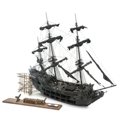 1/50 Wooden Sailing Ship Model Hand-assembled Exquisite and Creative Sail Model Toy Kit Room Decoration Collection Gift