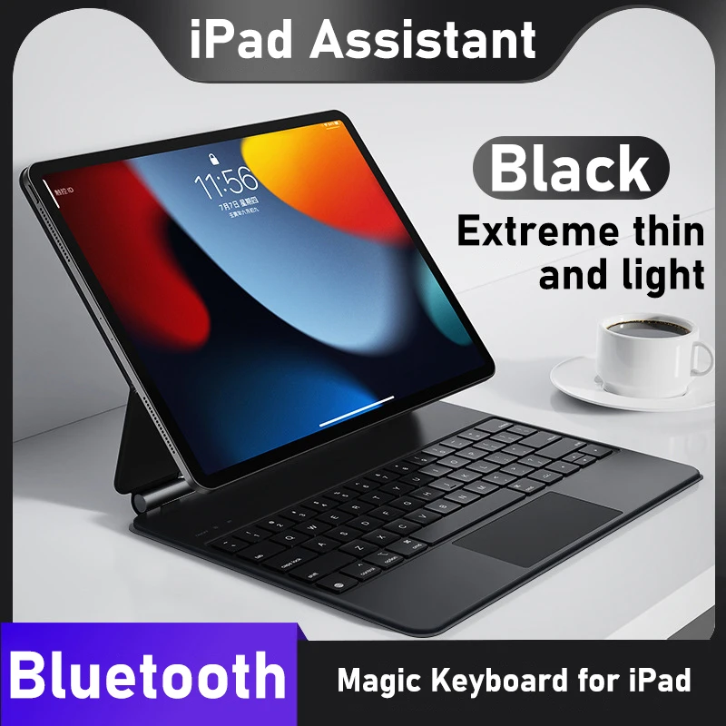 2023 新しい磁気充電式ワイヤレス Bluetooth マジックタッチバックライト付きキーボード Apple アクセサリー iPad Pro 10.9/11/12.9 Air