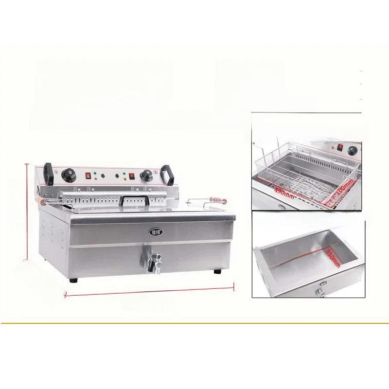 Restaurant equipment fryer 20L multi-function fryer and 30L large capacity air fryer