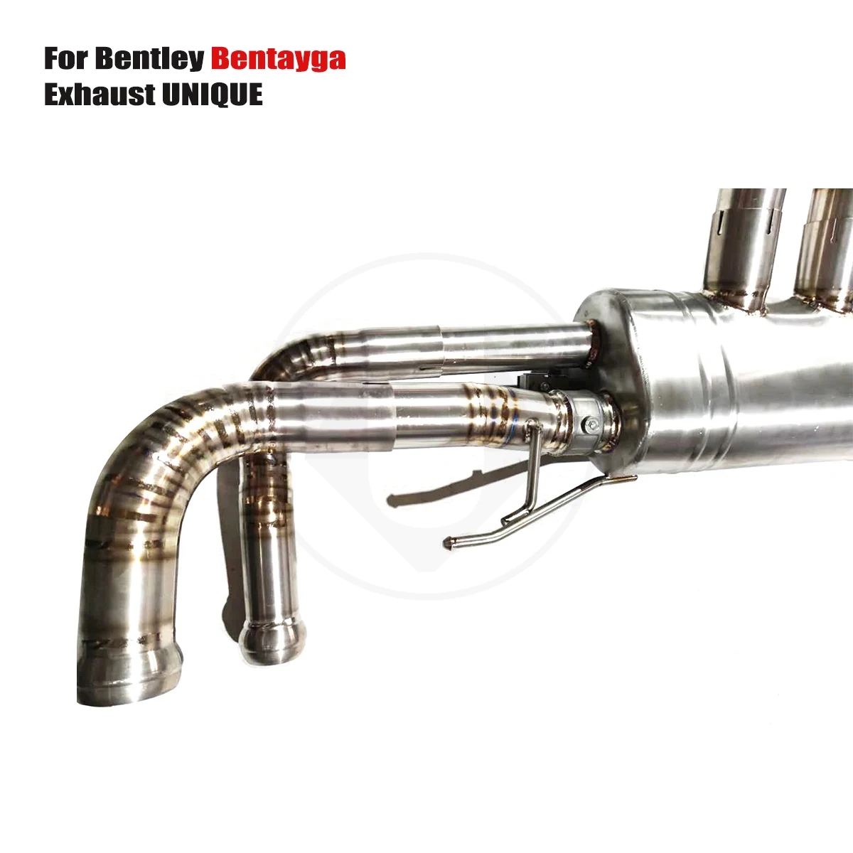 UNIQUE For 2016-2018 Bentley Bentayga V8 4.0T W12 6.0T performance valve titanium exhaust system  TC4 titanium alloy exhaust muf