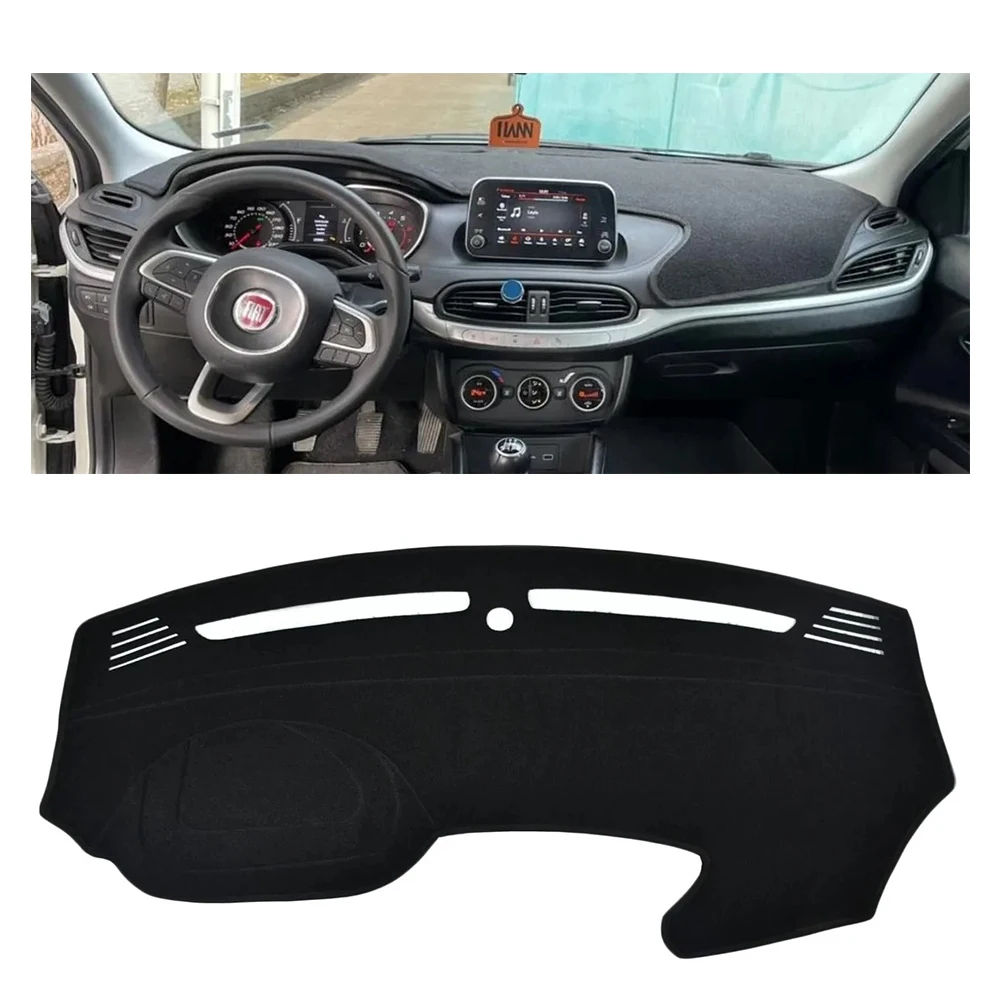 Voor Fiat Egea 2019-2022 Met Screen 3D Dashboardkastje Bescherming Cover - Front Borst Cover A + Kwaliteit. Automotive Accessoire