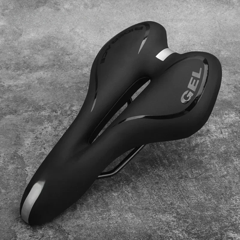 AliExpress riderace Bike Saddle Silicone Cushion Cycling Seat PU Leather Surface Silica Filled Gel TimeTrial Comfortable Shockproof Bicycle Saddle