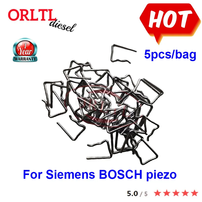 ORLTL Diesel Engine Common Rail Parts Injector Clip for Siemens Bosch piezo injector 5PCS/Bag