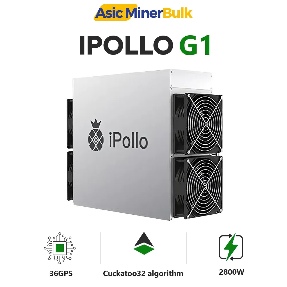 

Быстрая доставка Asic Miners IPollo G1 36G 2800W Grin Coin Mining Machine Блок питания в комплекте