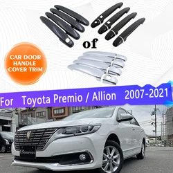 For Toyota Premio Car Accessories Allion 2007~2021 T260 Car Door Handles Cover Exterior Scratch Protective Decor Car Accessories