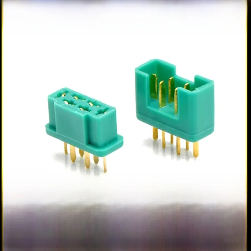 Connecteur mâle femelle MPX M6 6 broches plaqué or, prise pour RC foetal der avion importateur jouets pièces d'outils de bricolage